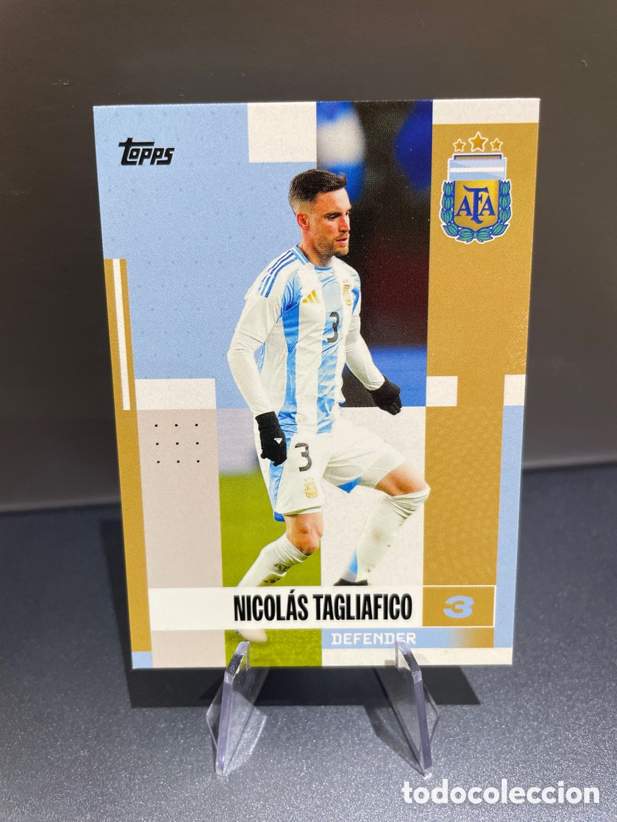 Figurine di Calcio: Tagliafico 7 Topps Team Set Argentina 2024-25