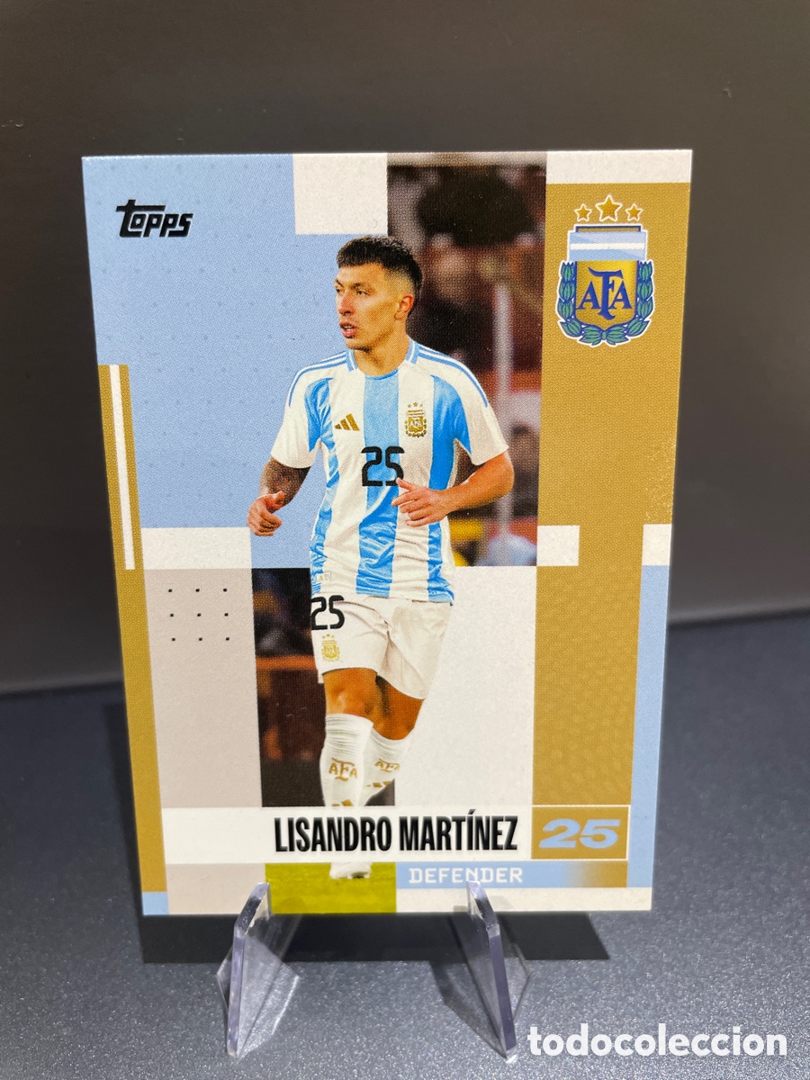 Figurine di Calcio: Lisandro Martinez 6 Topps Team Set Argentina 2024-25