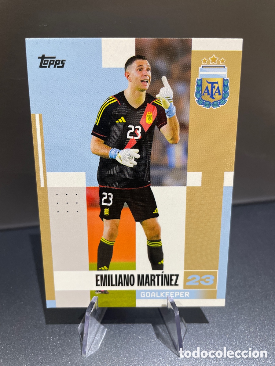Figurine di Calcio: Emiliano Martinez 1 Topps Team Set Argentina 2024-25