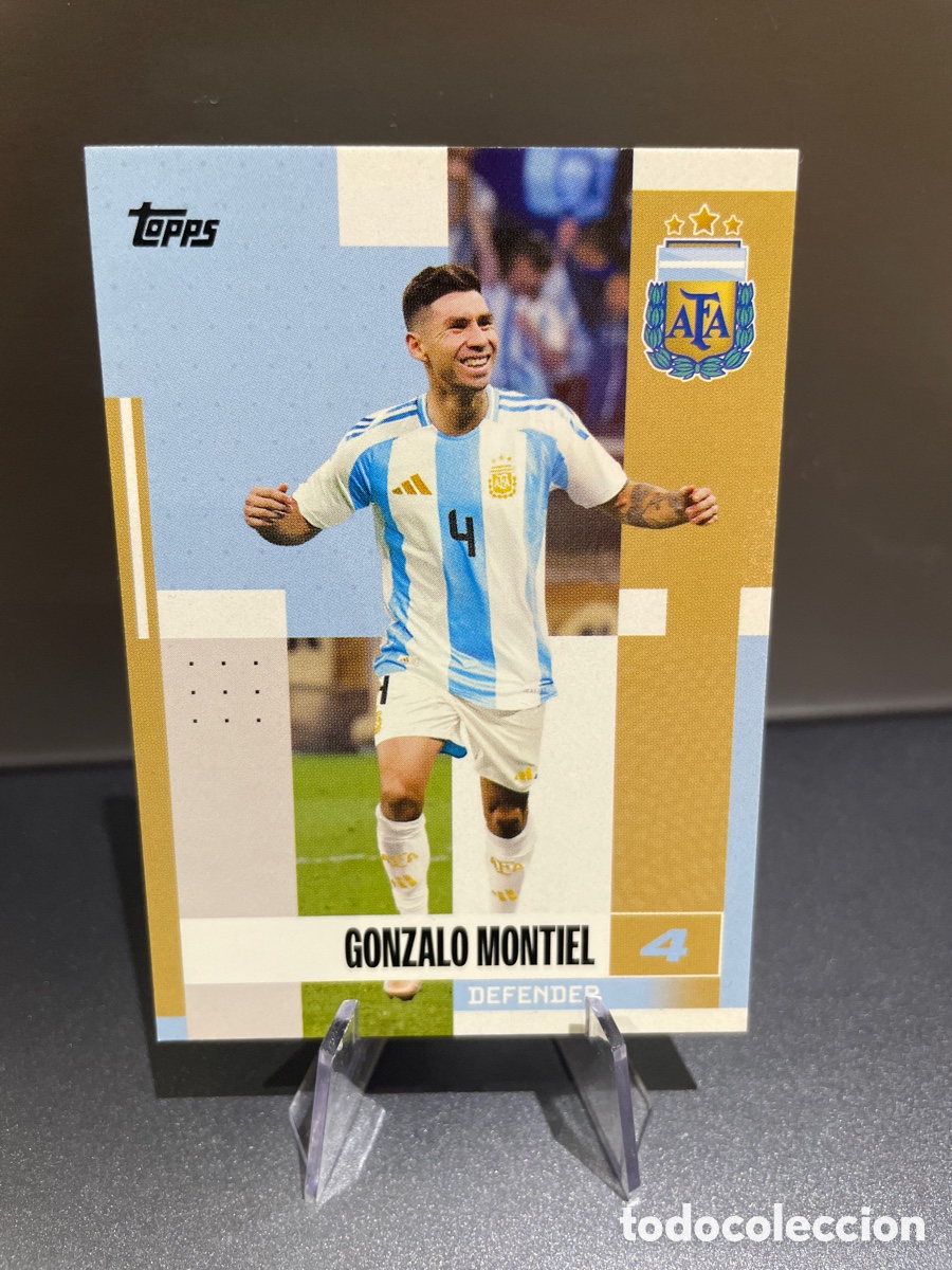 Figurine di Calcio: Gonzalo Montiel 2 Topps Team Set Argentina 2024-25