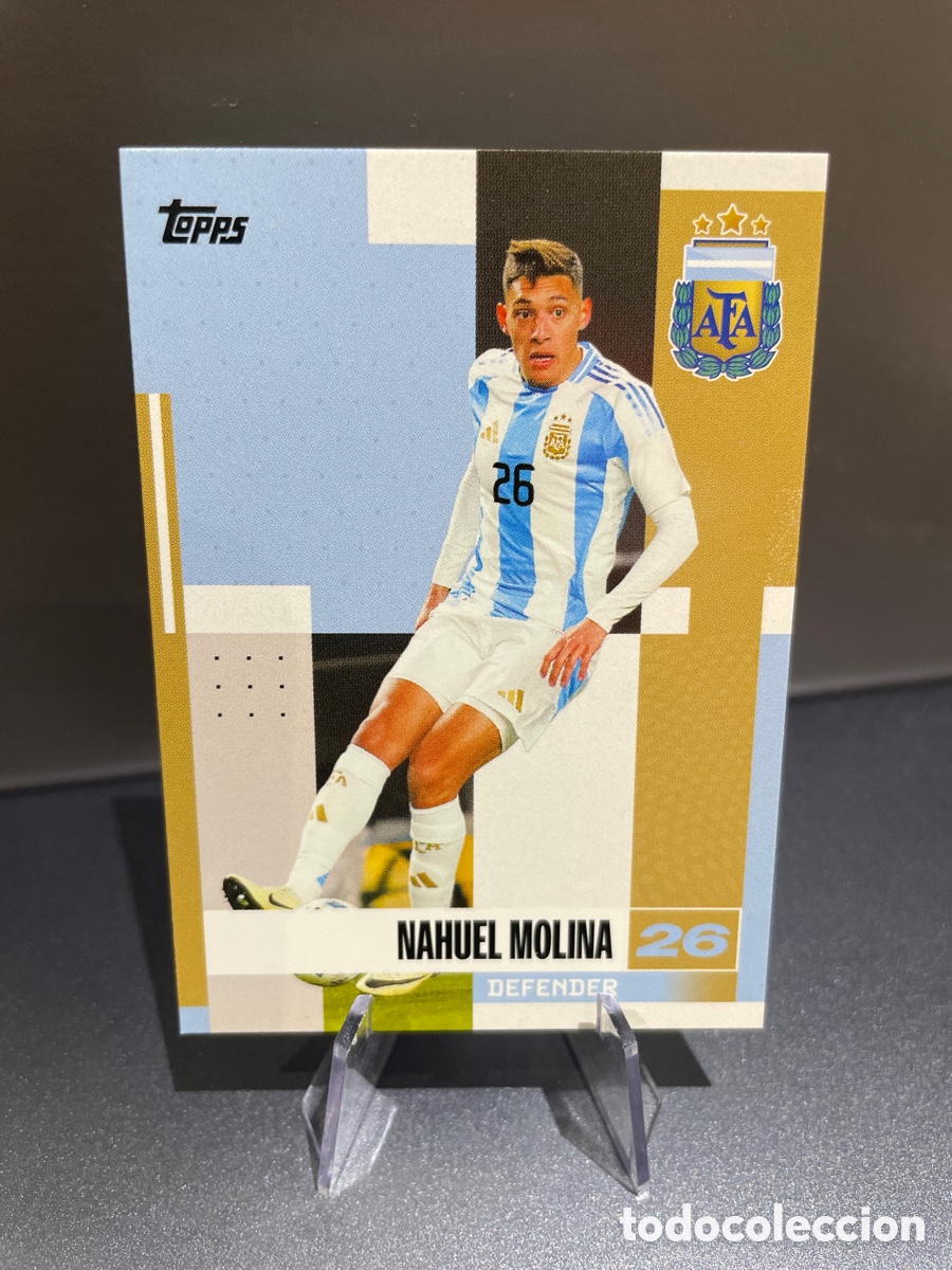 Figurine di Calcio: Nahuel Molina 3 Topps Team Set Argentina 2024-25