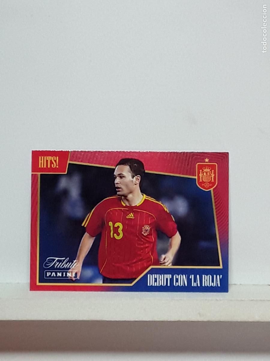 Cromos de f&uacute;tbol: TRIBUTO ANDRES INIESTA 1993 2024 93 24 ALBUM PANINI LIGA N 28 ESPA&Ntilde;A DEBUT CON LA ROJA UNO DE 131
