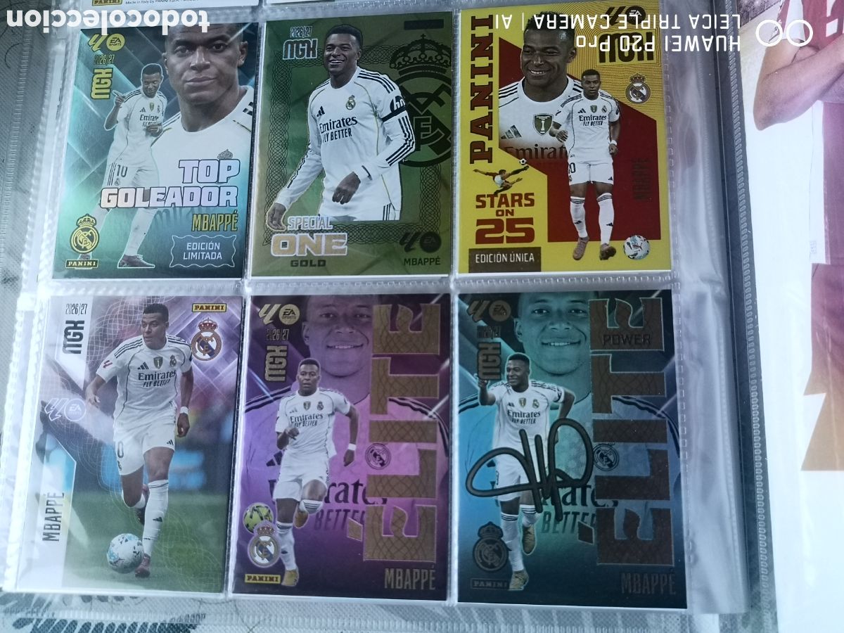 Cromos de f&uacute;tbol: MBAPPE MEGACRACKS 2026 2027 2026 27 - REAL MADRID - LOTE
