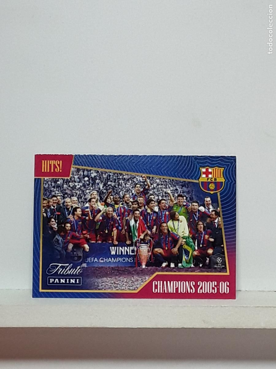 Cromos de f&uacute;tbol: TRIBUTO ANDRES INIESTA 1993 2024 93 24 ALBUM PANINI LIGA N 29 BARCELONA CHAMPIONS 2005 2006