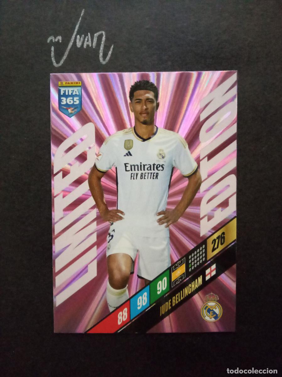 Cromos de f&uacute;tbol: LIMITED EDITION BELLINGHAN REAL MADRID ⚽ PANINI &reg; FIFA 365 ADRENALYN XL 2023 2024 23 24 NUEVO