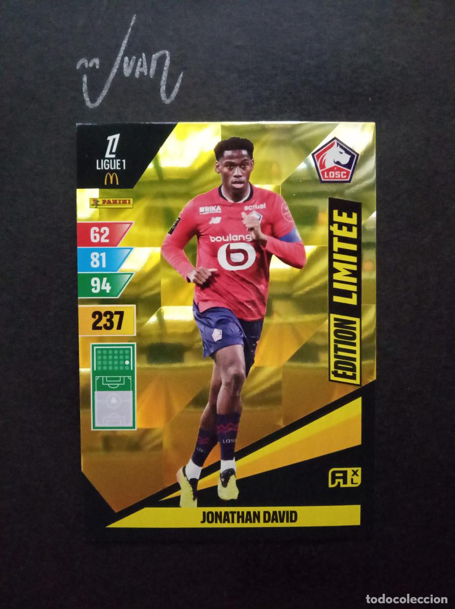 Cromos de f&uacute;tbol: LIMITED EDITION JONATHAN DAVID LILLE ATLETICO MADRID 2026 2027 26 27 ⚽ PANINI &reg; ADRENALYN 2024 2025
