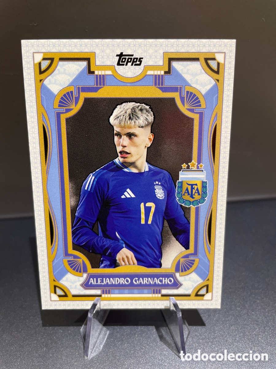 Figurine di Calcio: Alejandro Garnacho 38 Topps Team Set Argentina 2024-25