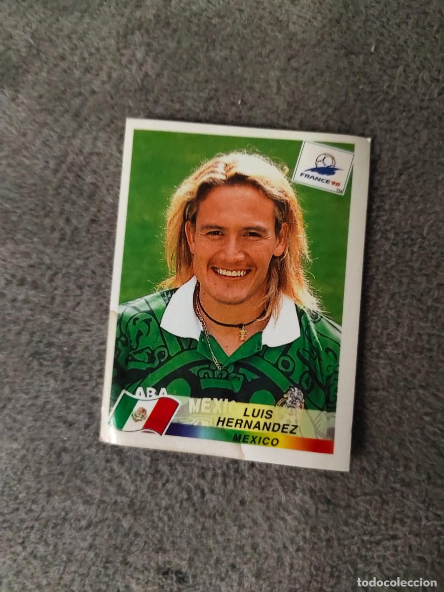 Cromos de f&uacute;tbol: 367 MUNDIAL 1998 PANINI LUIS HERNANDEZ MEXICO - 98 WORLD CUP FRANCIA PANINI FIFA AAY