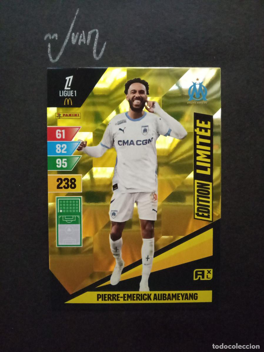 Cromos de f&uacute;tbol: LIMITED EDITION AUBAMEYANG MARSELLA DEPORTIVO CORU&Ntilde;A 2026 2027 26 27 ⚽ PANINI &reg; ADRENALYN 2024 2025