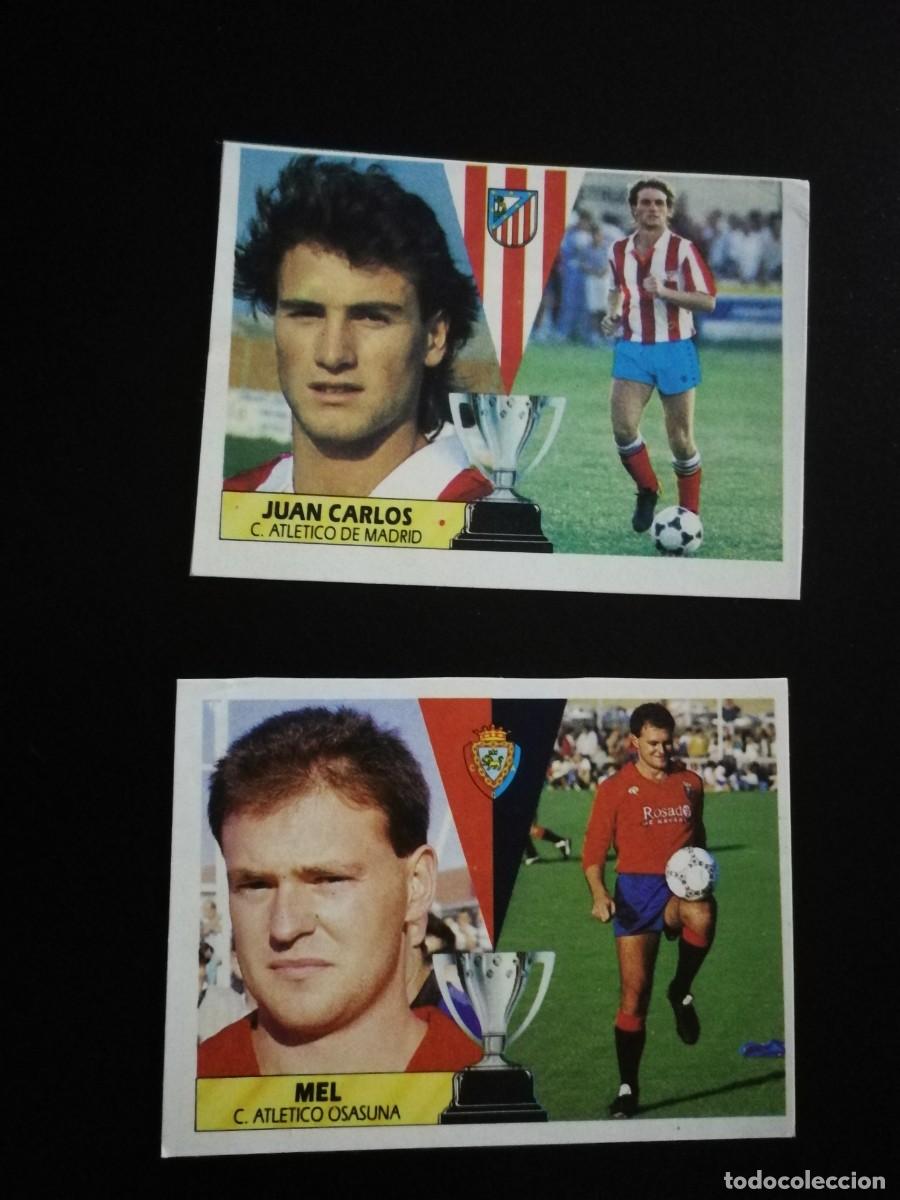 Figurine di Calcio: Juan Carlos At de Madrid + Mel A. Osasuna, Fichajes 22 y 22 Bis, Este 87/88 recuperados