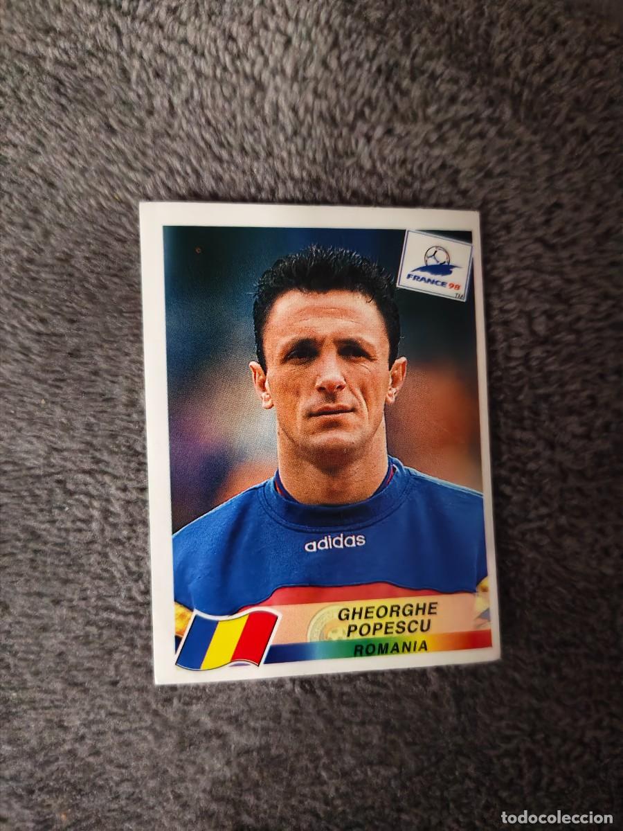 Cromos de f&uacute;tbol: 435 MUNDIAL 1998 PANINI GHEORGHE POPESCU RUMANIA - 98 WORLD CUP FRANCIA PANINI FIFA AAY