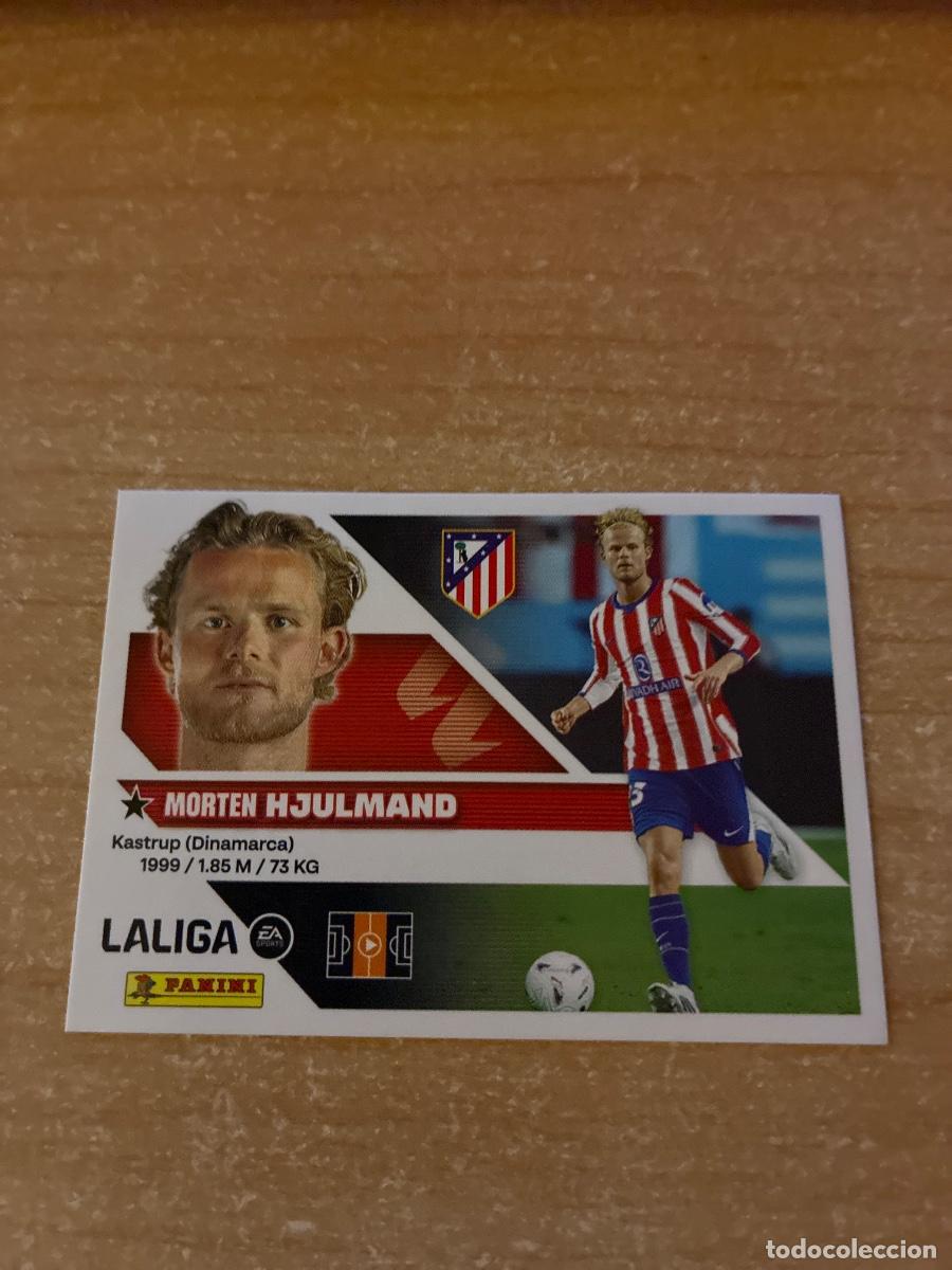 Cromos de f&uacute;tbol: 5 HJULMAND ATL&Eacute;TICO MADRID &Uacute;LTIMO FICHAJE LIGA ESTE 2026 2027