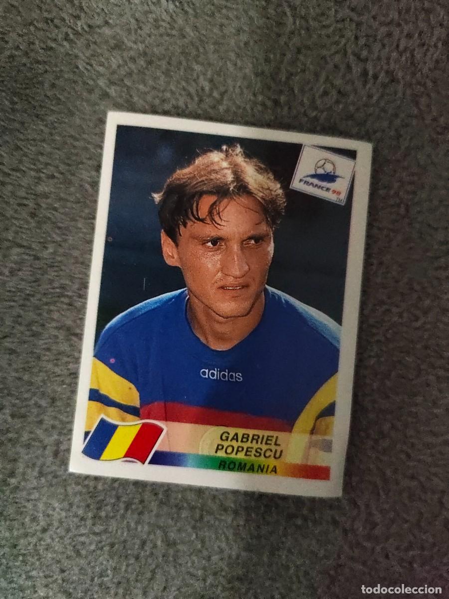 Cromos de f&uacute;tbol: 438 MUNDIAL 1998 PANINI GABRIEL POPESCU RUMANIA - 98 WORLD CUP FRANCIA PANINI FIFA AAY