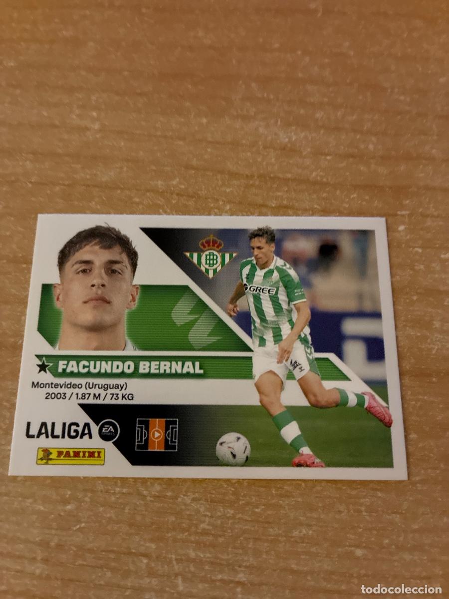 Cromos de f&uacute;tbol: 13 FACUNDO BERNAL REAL BETIS LIGA ESTE 2026 2027