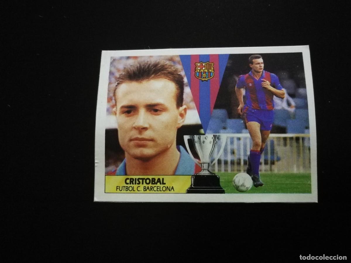 Cromos de f&uacute;tbol: Cristobal FC Barcelona Ultimo Fichaje n&ordm; 23 A editorial Este 87/88, 1987-1988 recuperado