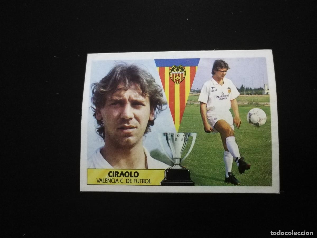 Figurine di Calcio: Ciraolo Valencia CF Ultimo Fichaje n&ordm; 24 editorial Este 87/88, 1987-1988 recuperado