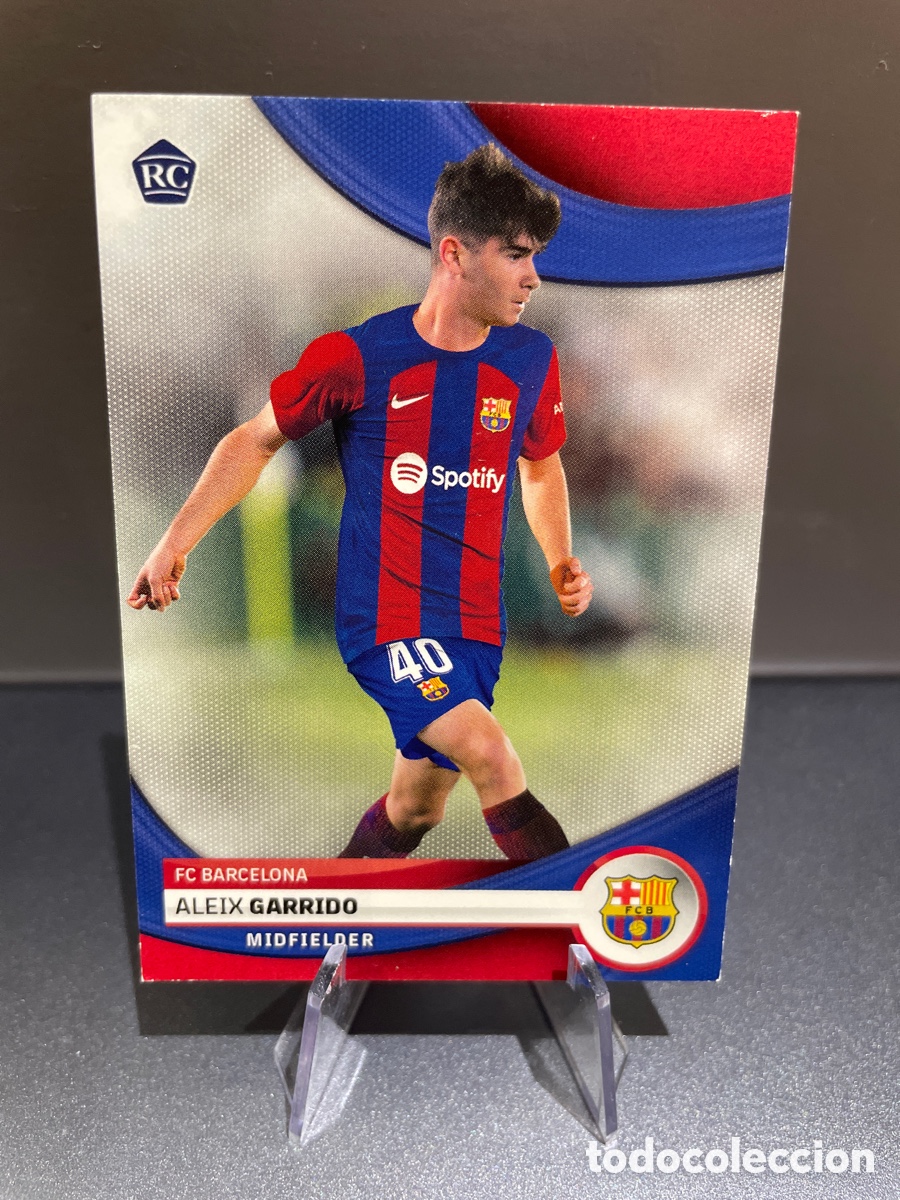 Figurine di Calcio: Aleix Garrido 15 Rookie FC Barcelona Team Set 2023-24 Topps