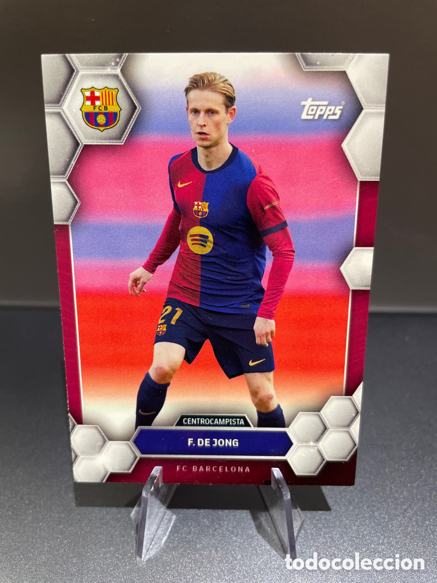 Figurine di Calcio: De Jong 12 FC Barcelona Fan Set 2024-25 Topps