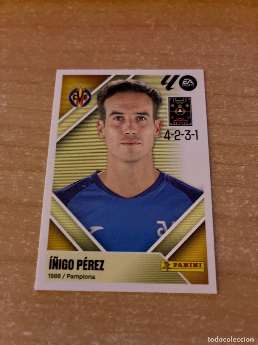 Cromos de f&uacute;tbol: 2 I&Ntilde;IGO P&Eacute;REZ VILLARREAL LIGA ESTE 2026 2027