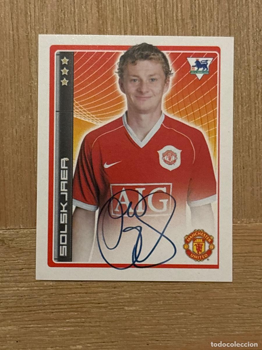 Cromos de f&uacute;tbol: 44. Cromo sticker f&uacute;tbol N 297 SOLSKJAER MANCHESTER UNITED. PREMIER LEAGUE 2006-07 06-07 MERLIN