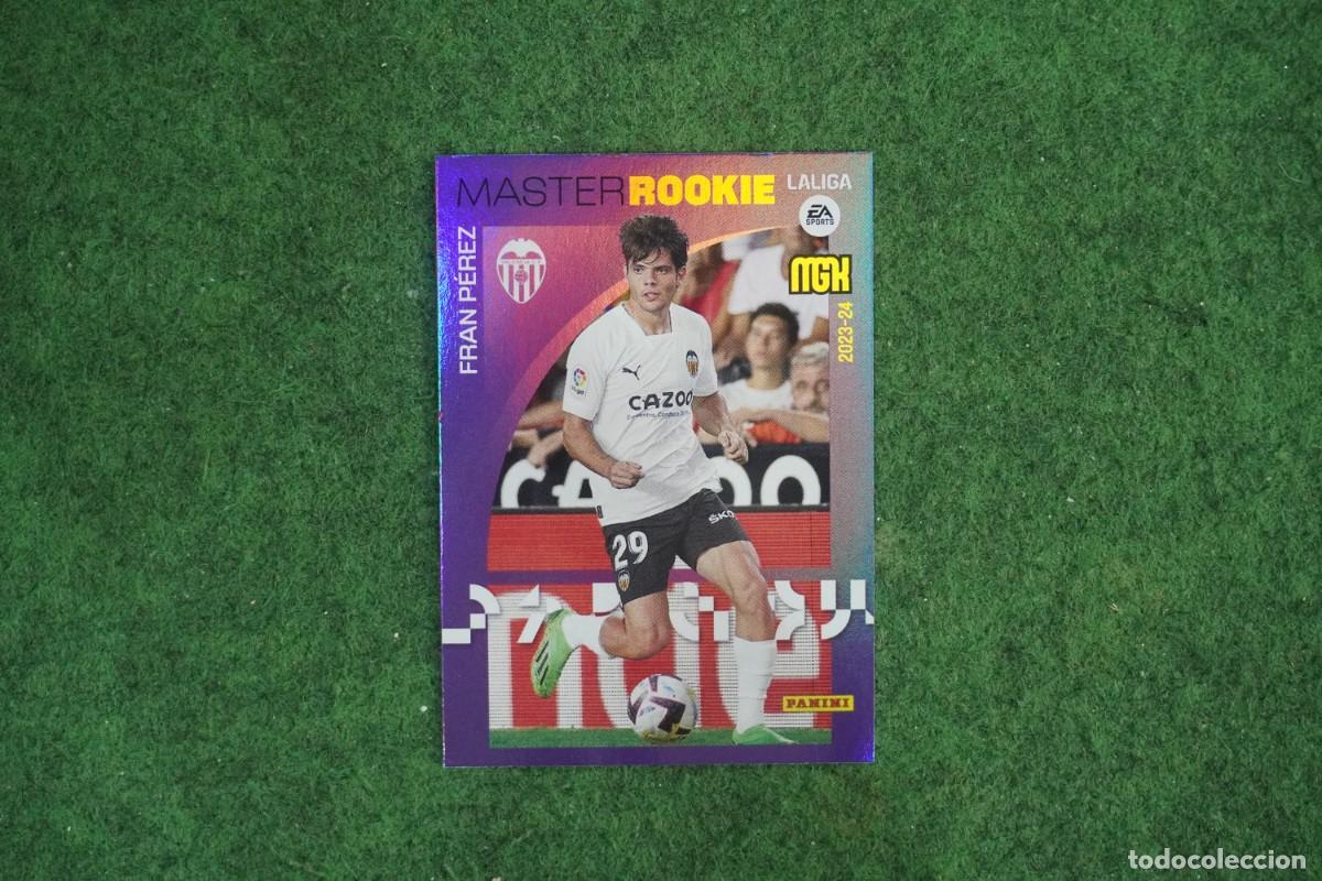 Cromos de f&uacute;tbol: 418 FRAN PEREZ VALENCIA MASTER ROOKIE MEGACRACKS 2023 2024 MGK 23 24 PANINI LALIGA EA SPORTS