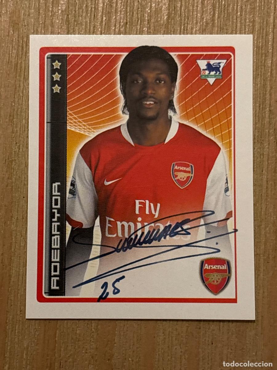 Cromos de f&uacute;tbol: 44. Cromo sticker f&uacute;tbol N 26 ADEBAYOR ARSENAL PREMIER LEAGUE 2006-07 06-07 MERLIN