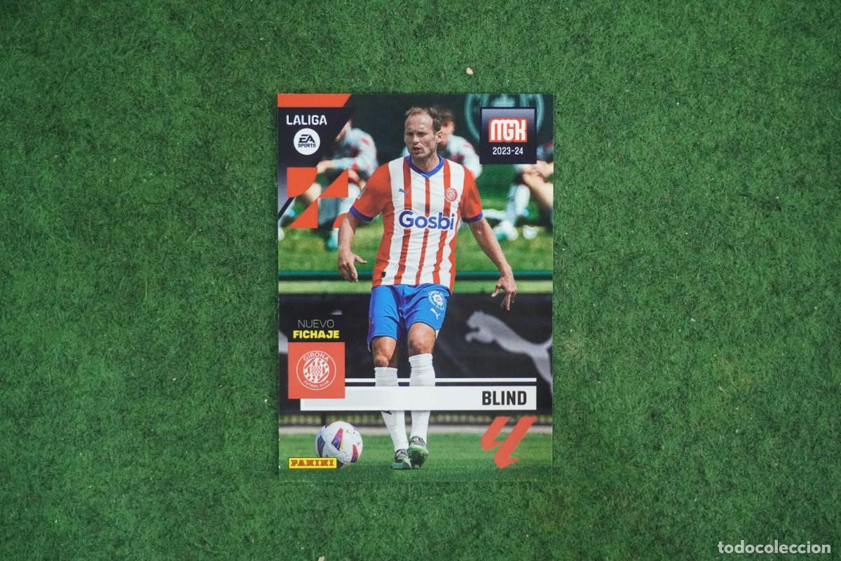 Cromos de f&uacute;tbol: 446 BLIND GIRONA NUEVO FICHAJE MEGACRACKS 2023 2024 MGK 23 24 PANINI LALIGA EA SPORTS