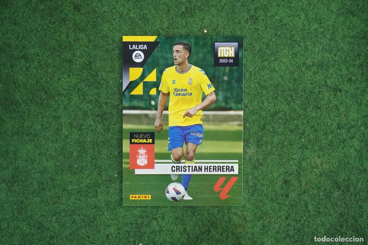 Cromos de f&uacute;tbol: 448 CRISTIAN HERRERA LAS PALMAS NUEVO FICHAJE MEGACRACKS 2023 2024 MGK 23 24 PANINI LALIGA EA SPORTS