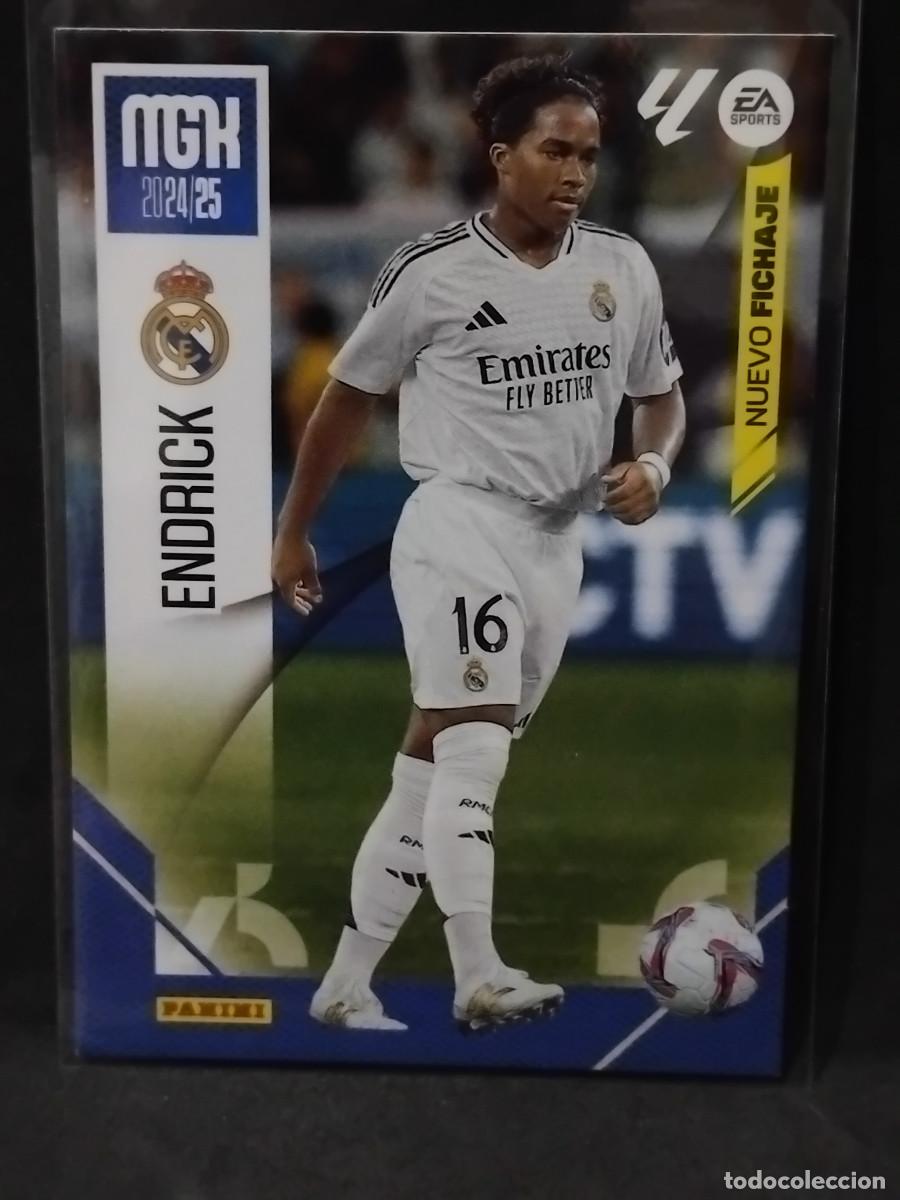 Cromos de f&uacute;tbol: ENDRICK NUEVO FICHAJE 444 - REAL MADRID - MGK MEGACRACKS 2024-25 2024 2025 24 25
