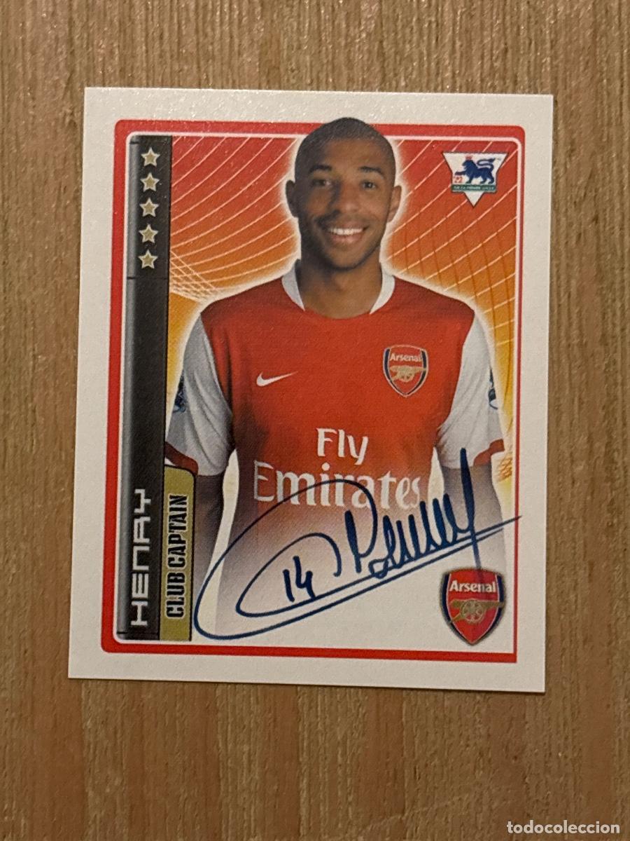 Cromos de f&uacute;tbol: 44. Cromo sticker f&uacute;tbol N 24 HENRY ARSENAL PREMIER LEAGUE 2006-07 06-07 MERLIN