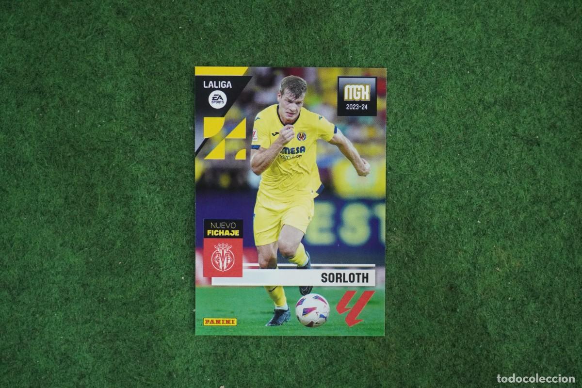 Cromos de f&uacute;tbol: 466 SORLOTH VILLARREAL NUEVO FICHAJE MEGACRACKS 2023 2024 MGK 23 24 PANINI LALIGA EA SPORTS