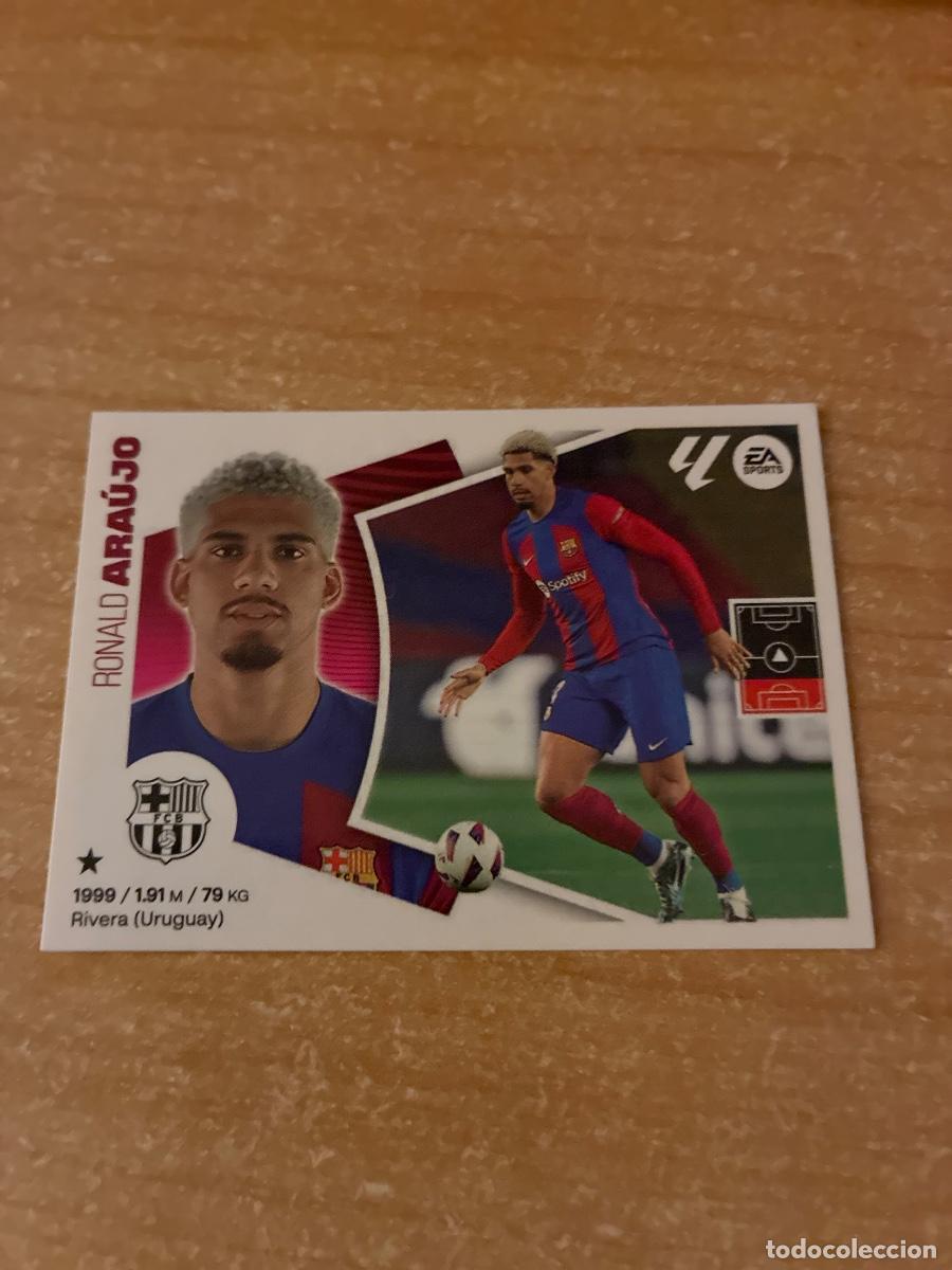 Cromos de f&uacute;tbol: 6 ARAUJO BARCELONA LIGA ESTE 2024 2025