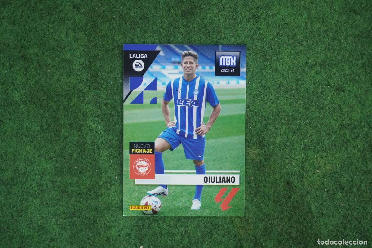 Cromos de f&uacute;tbol: 472 GIULIANO ALAVES NUEVO FICHAJE MEGACRACKS 2023 2024 MGK 23 24 PANINI LALIGA EA SPORTS