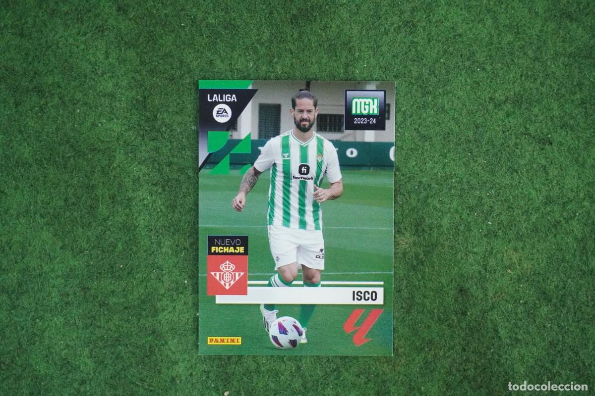 Cromos de f&uacute;tbol: 473 ISCO BETIS NUEVO FICHAJE MEGACRACKS 2023 2024 MGK 23 24 PANINI LALIGA EA SPORTS