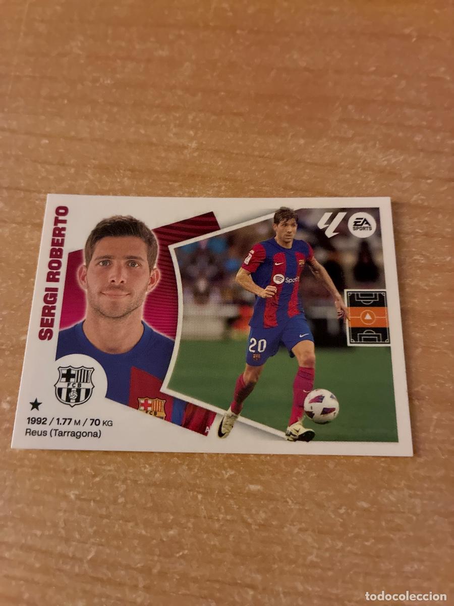 Cromos de f&uacute;tbol: 12 B SERGI ROBERTO BARCELONA LIGA ESTE 2024 2025