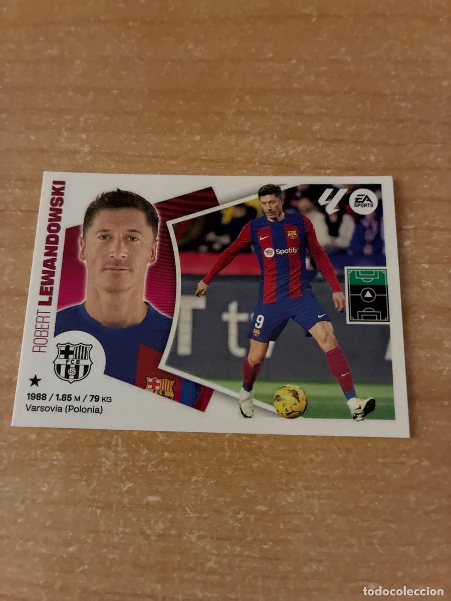 Cromos de f&uacute;tbol: 19 LEWANDOWSKI BARCELONA LIGA ESTE 2024 2025