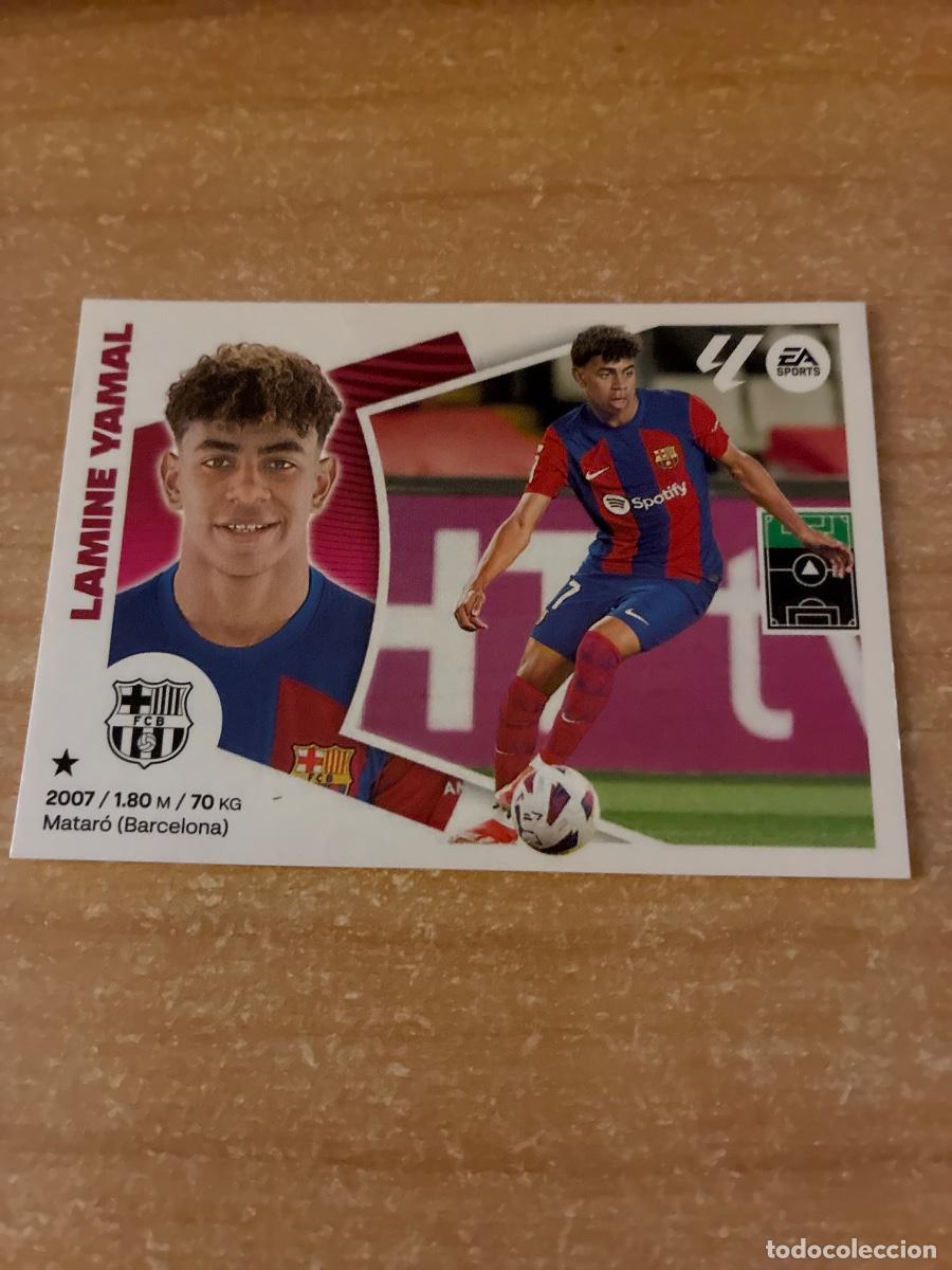 Cromos de f&uacute;tbol: 20 LAMINE YAMAL BARCELONA LIGA ESTE 2024 2025