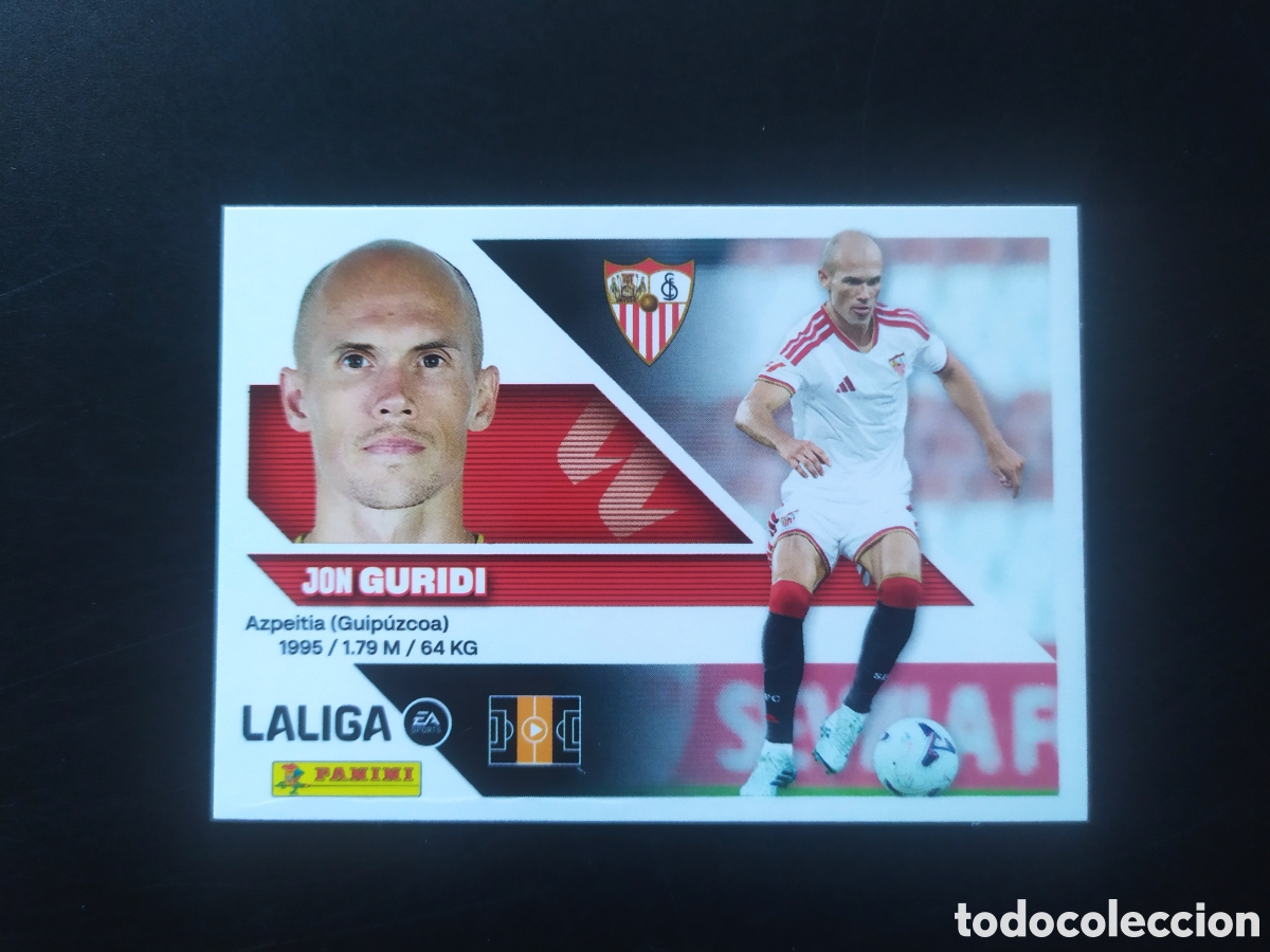 Cromos de f&uacute;tbol: Liga este 2026 2027 26 27 panini Guridi n&deg; 13 Sevilla