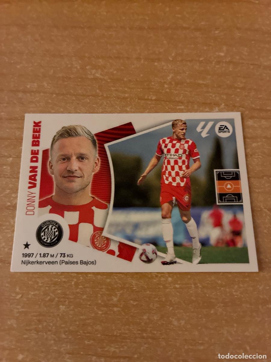 Cromos de f&uacute;tbol: 6 VAN DE BEEK &Uacute;LTIMO FICHAJE GIRONA LIGA ESTE 2024 2025