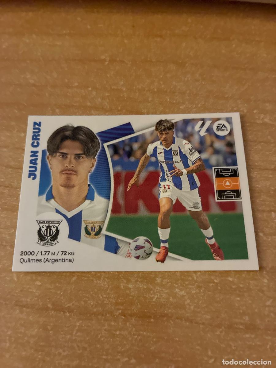 Cromos de f&uacute;tbol: 17 JUAN CRUZ LEGAN&Eacute;S LIGA ESTE 2024 2025