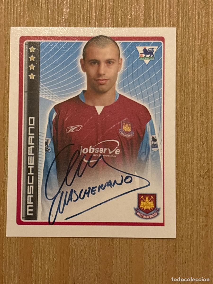 Cromos de f&uacute;tbol: 44. Cromo sticker f&uacute;tbol N 488 MASCHERANO WEST HAM UNITED PREMIER LEAGUE 2006-07 06-07 MERLIN