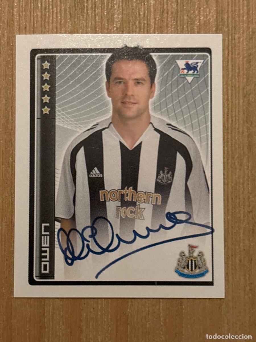 Cromos de f&uacute;tbol: 44. Cromo sticker f&uacute;tbol N 345 OWEN NEWCASTLE PREMIER LEAGUE 2006-07 06-07 MERLIN