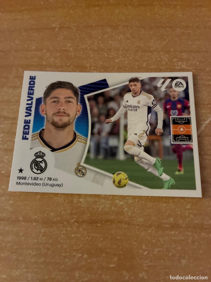 Cromos de f&uacute;tbol: 14 FEDE VALVERDE REAL MADRID LIGA ESTE 2024 2025
