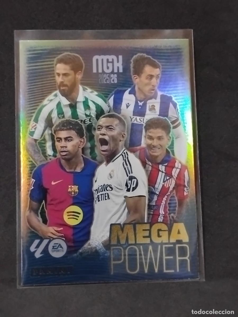 Cromos de f&uacute;tbol: 441 MEGA POWER Lamine Yamal Mbapp&eacute; Isco Juli&aacute;n &Aacute;lvarez Oyarzabal MGK Megacracks 2025 2026 2025-26