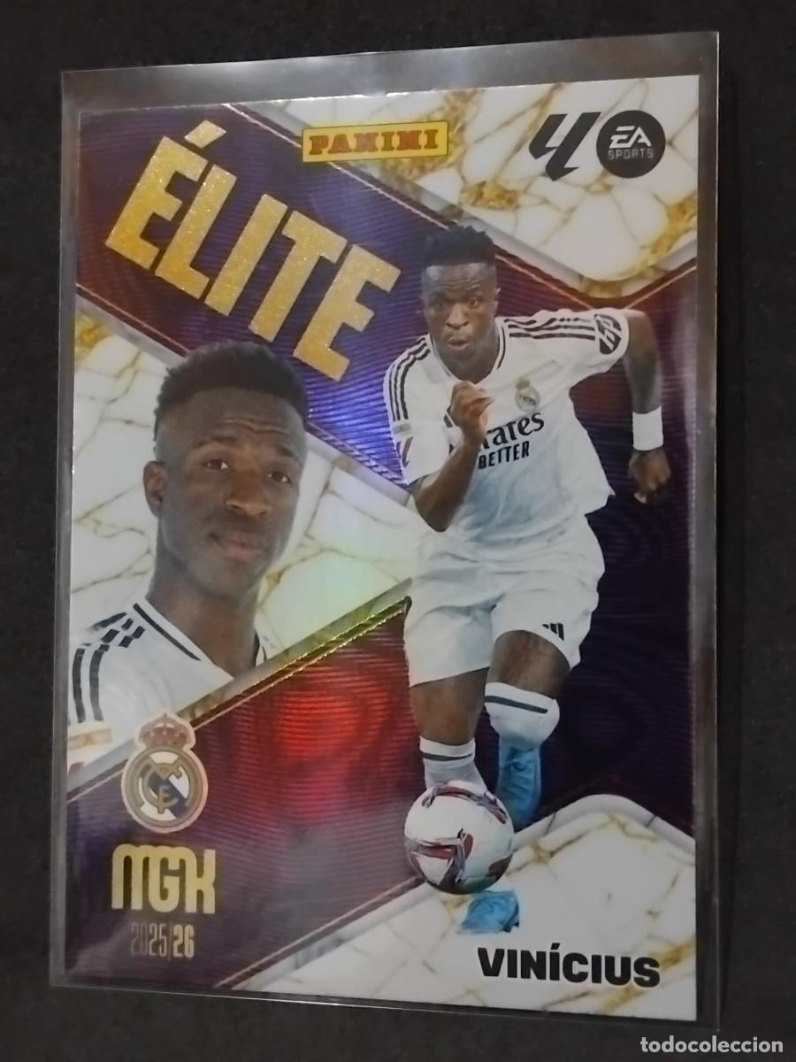 Cromos de f&uacute;tbol: VIN&Iacute;CIUS &Eacute;LITE 18 - REAL MADRID - MGK MEGACRACKS 2025-26 PANINI 25 26 2025 2026