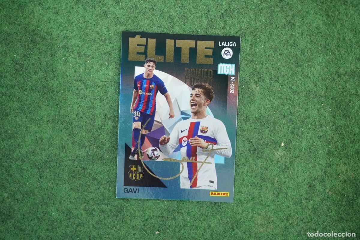 Fu&szlig;ball-Sticker: P5 GAVI BARCELONA ELITE POWER MEGACRACKS 2023 2024 MGK 23 24 PANINI LALIGA EA SPORTS