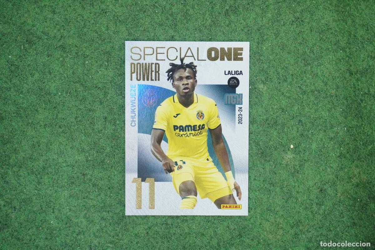 Cromos de f&uacute;tbol: P387 CHUKWUEZE VILLARREAL SPECIAL ONE POWER MEGACRACKS 2023 2024 MGK 23 24 PANINI LALIGA EA SPORTS