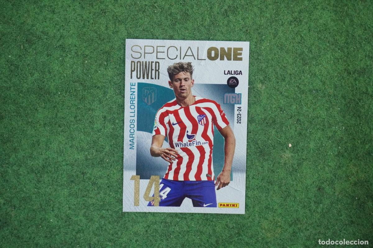 Cromos de f&uacute;tbol: P398 MARCOS LLORENTE ATLETICO MADRID SPECIAL ONE POWER MEGACRACKS 2023 2024 MGK 23 24 PANINI LALIGA