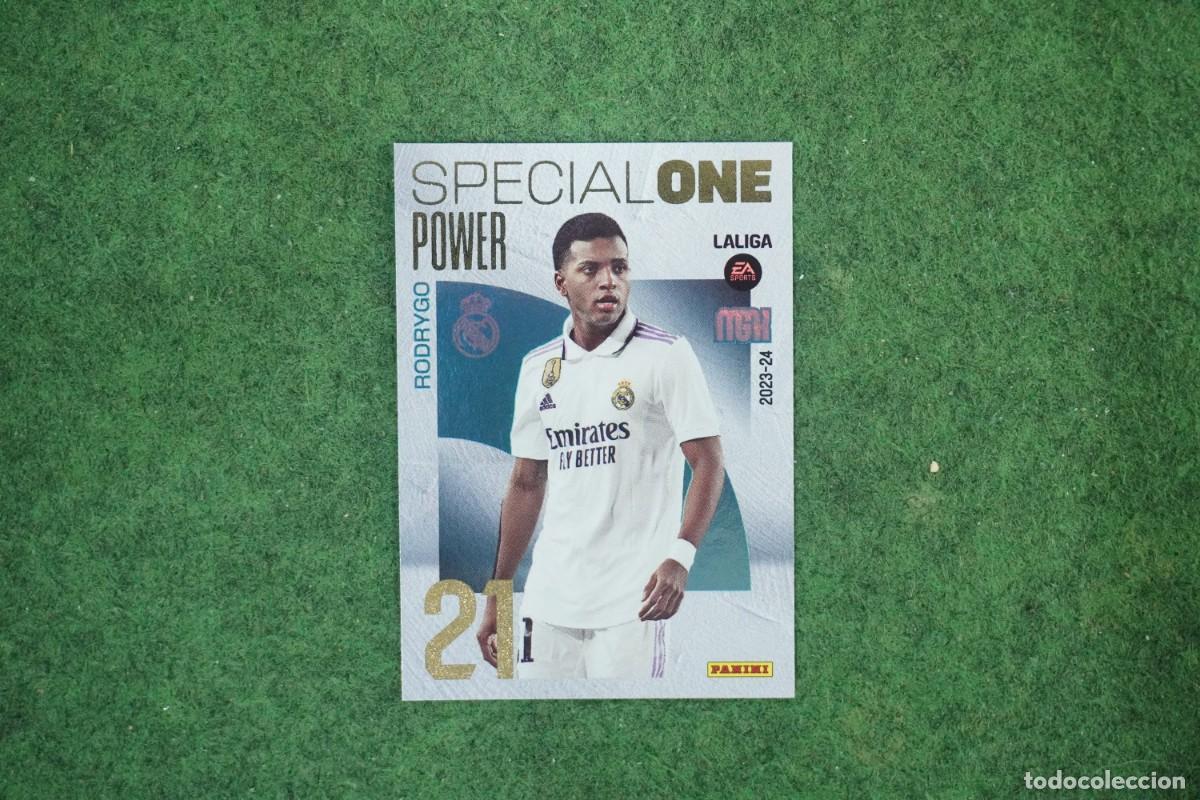 Cromos de f&uacute;tbol: P403 RODRYGO REAL MADRID SPECIAL ONE POWER MEGACRACKS 2023 2024 MGK 23 24 PANINI LALIGA EA SPORTS