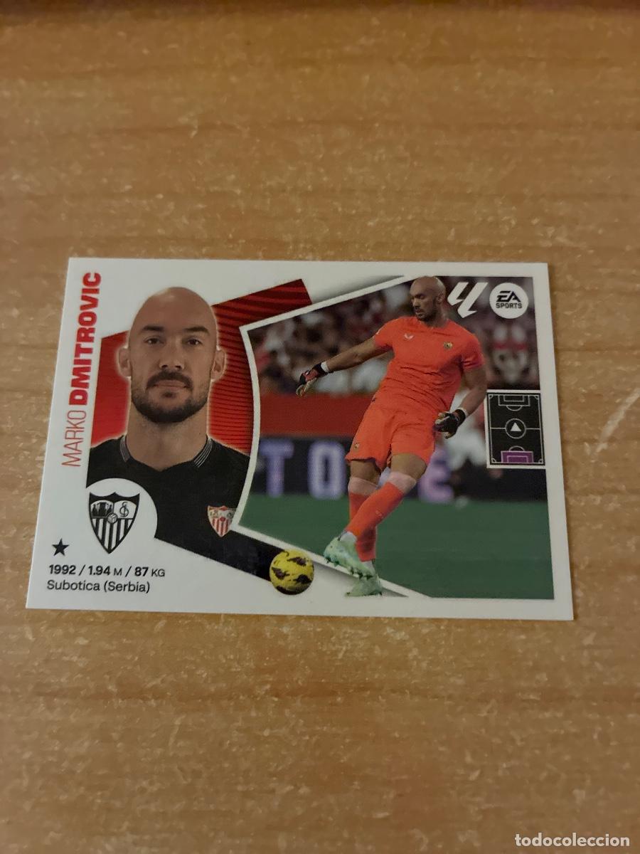 Cromos de f&uacute;tbol: 4 DMITROVIC SEVILLA LIGA ESTE 2024 2025
